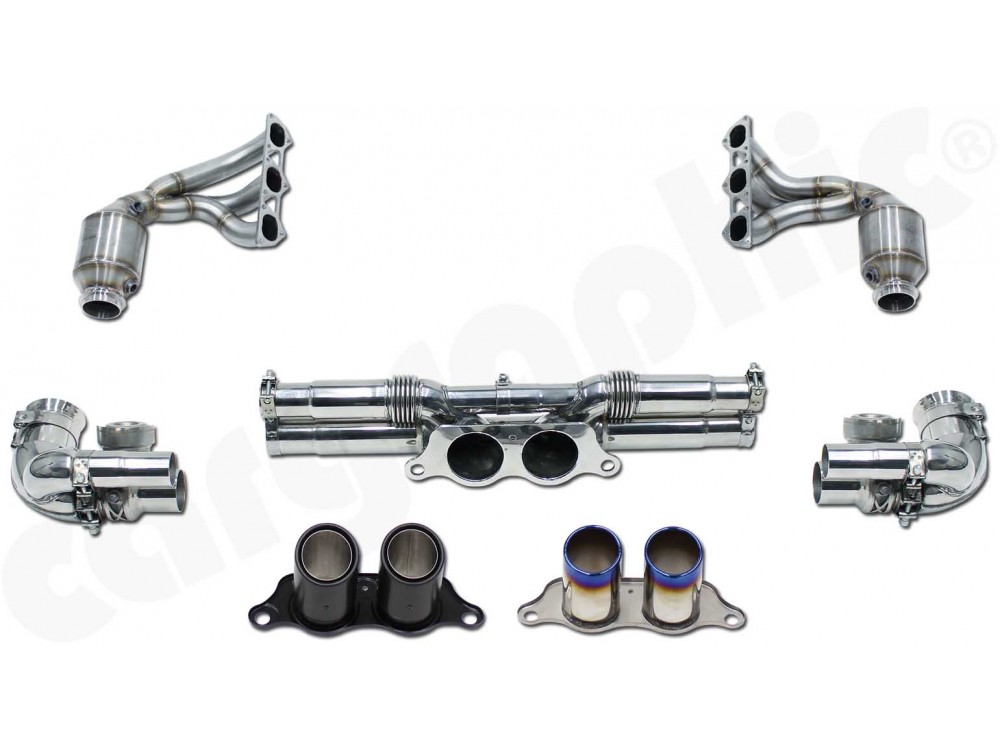 Exhaust Cargraphic Porsche 911 (991) R / GT3 / GT3 RS (non-GPF) - PERP91GT3KIT3